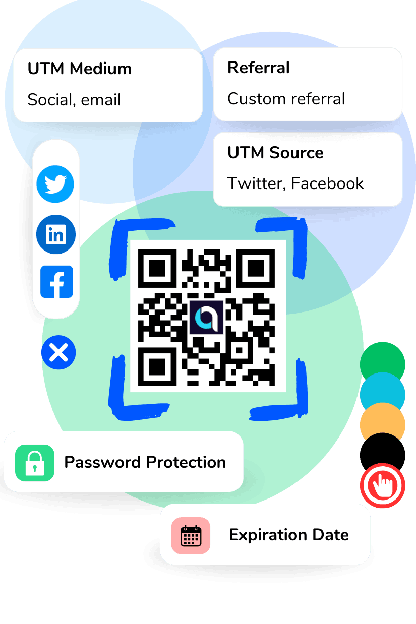 Agency QR code generator with per-client branding, custom logos, color matching, and scan analytics